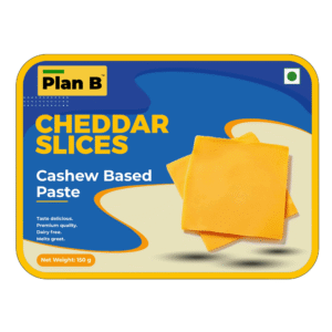 Plant Based Cheddar Cheese Slices, 150g (Cashew based cheese for a healthier you) HSN - 04069000