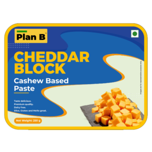 Plant Based Cheddar Cheese, 250g Block (Shred it! Slice it! Love it!) HSN - 04069000