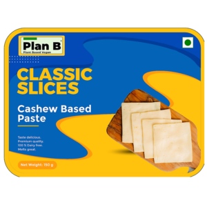 Plant Based Classic Cheese Slices, 150g (Cashew based cheese for a healthier you) HSN - 04069000