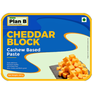 Plant Based Cheddar Cheese, 250g Block (Shred it! Slice it! Love it!) HSN - 04069000