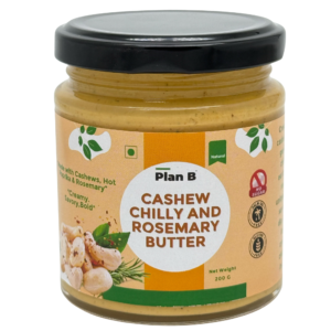 CASHEW CHILLY AND ROSEMARY BUTTER, 200g , Creamy. Spicy. Herby.