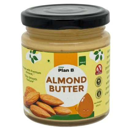 ALMOND BUTTER, 200G , Pure. Protein-Packed. Naturally Delicious.