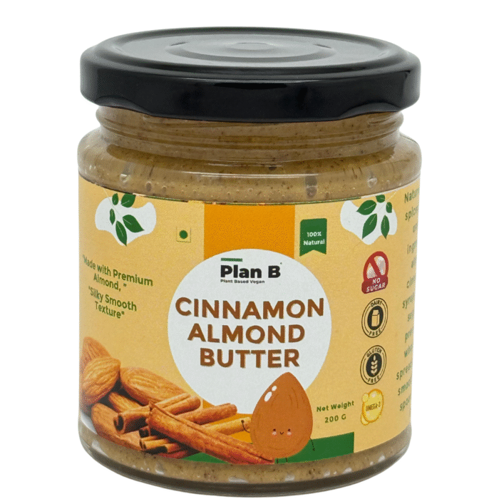 CINNAMON ALMOND BUTTER, 200g , Naturally Sweet. Gently Spiced. Unapologetically Clean.