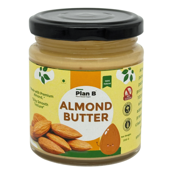 ALMOND BUTTER, 200G , Pure. Protein-Packed. Naturally Delicious.
