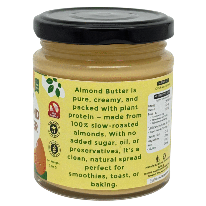 ALMOND BUTTER, 200G , Pure. Protein-Packed. Naturally Delicious. - Image 4