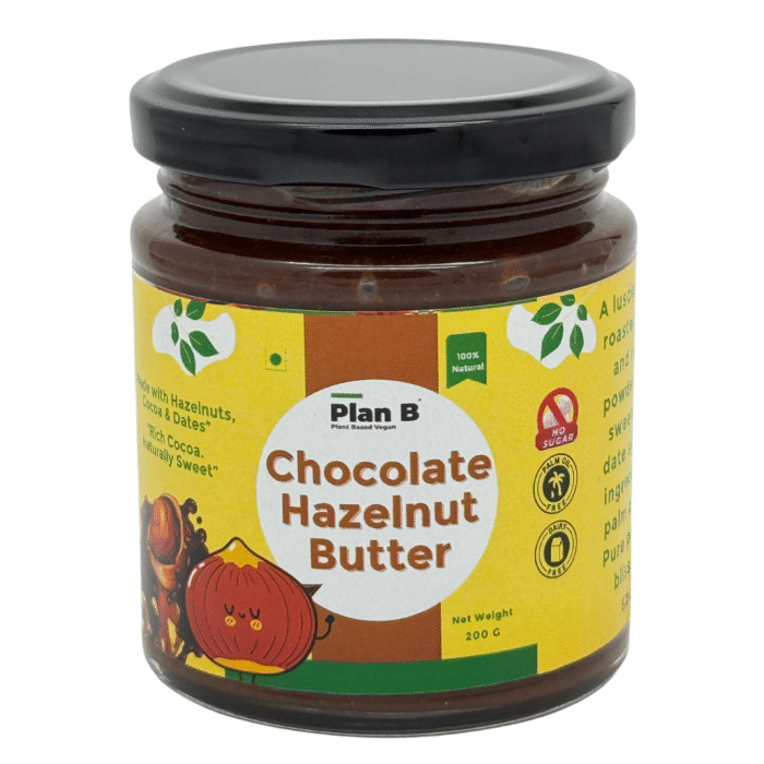 CHOCOLATE HAZELNUT BUTTER, 200g , Rich. Creamy. Naturally Indulgent.
