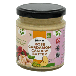 ROSE CARDAMOM CASHEW BUTTER, 200G , Fragrant. Creamy. Royal.