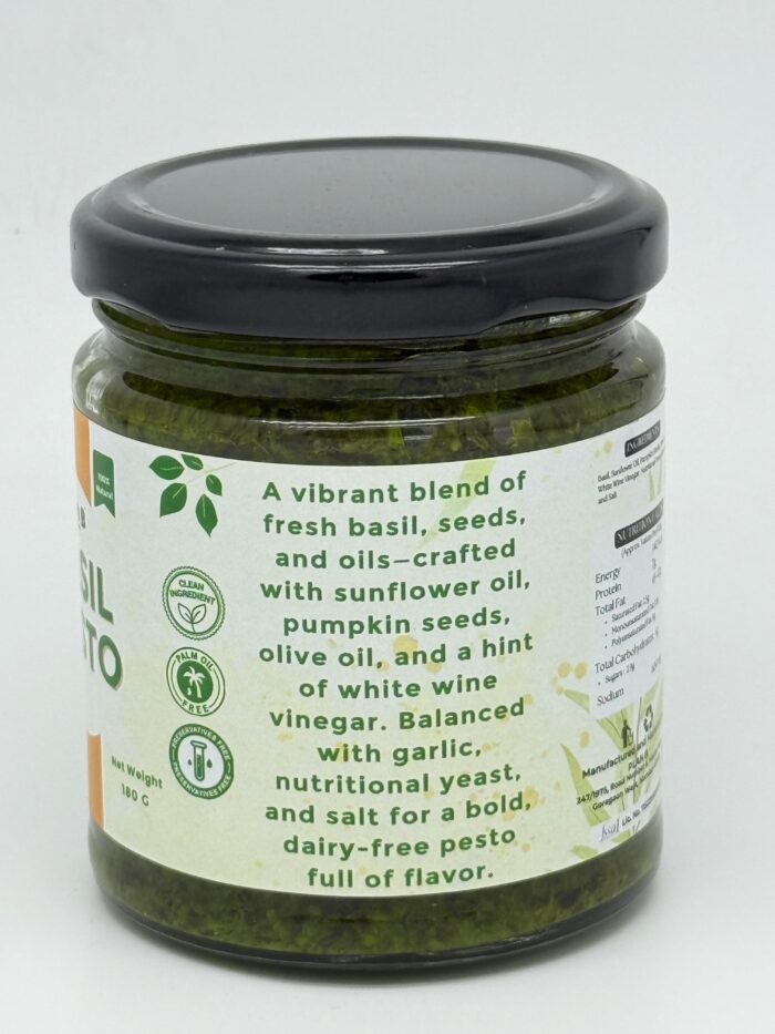 Basil Pesto Sauce 180g - Image 5