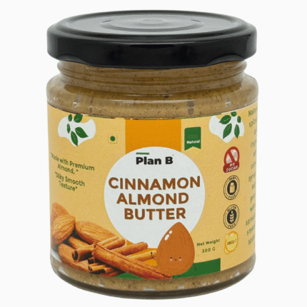 CINNAMON ALMOND BUTTER, 200g , Naturally Sweet. Gently Spiced. Unapologetically Clean.