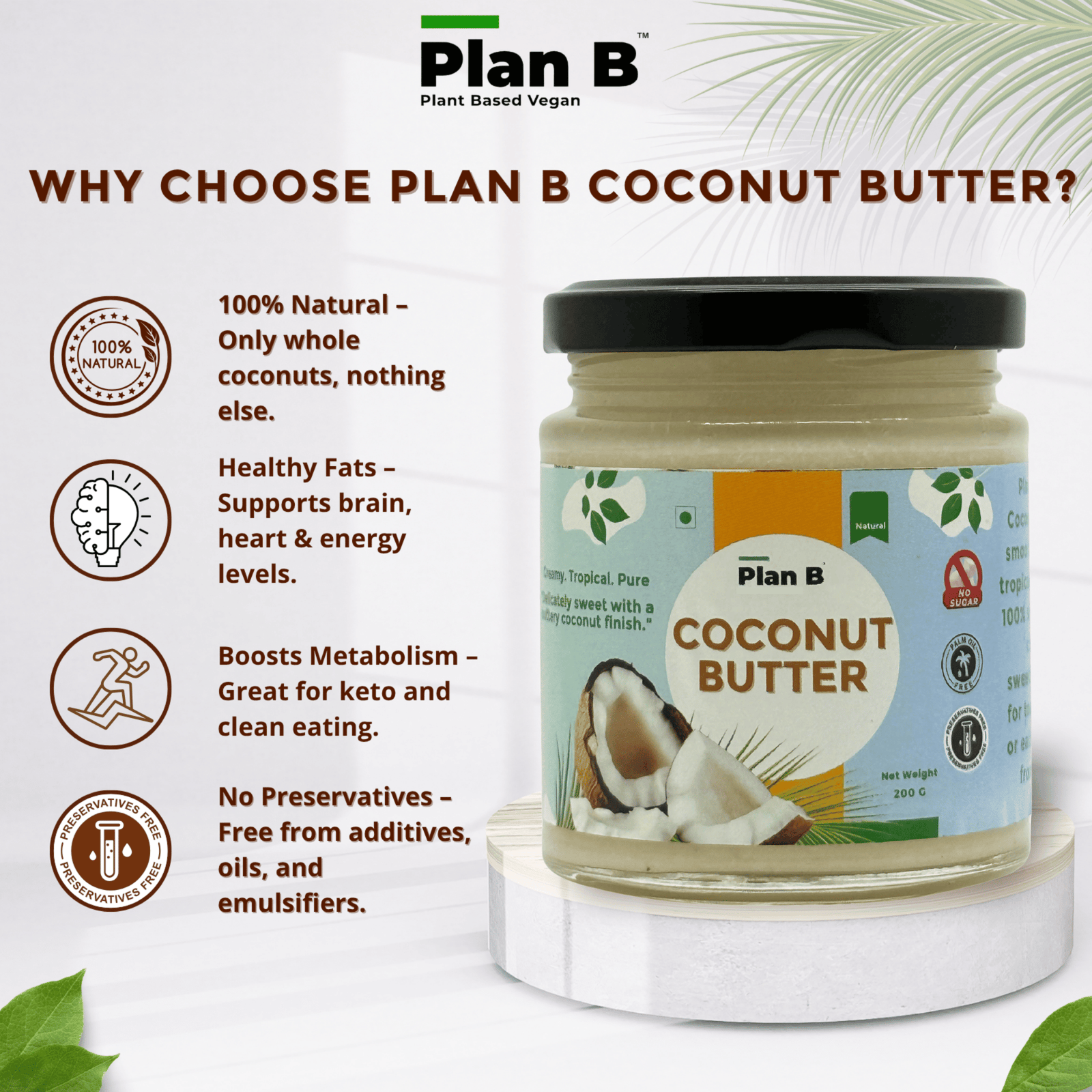 Pure Coconut Butter 200g - Image 7