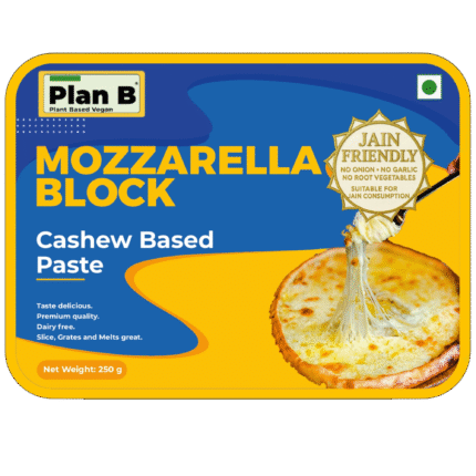 Plan B Plant-Based Mozzarella Block (Jain Friendly) - 250g