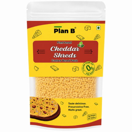 Plant Based Cheddar Shreds, 200g (Cashew based cheese for a healthier you) HSN - 04069000