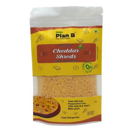 Plant Based Cheddar Shreds, 200g (Cashew based cheese for a healthier you) HSN - 04069000